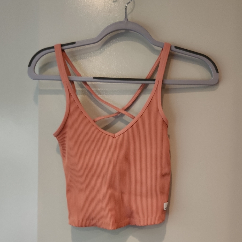 Vuori Rib Crop Tank Top